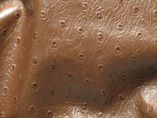 imprinted imprint ostrich dark brown